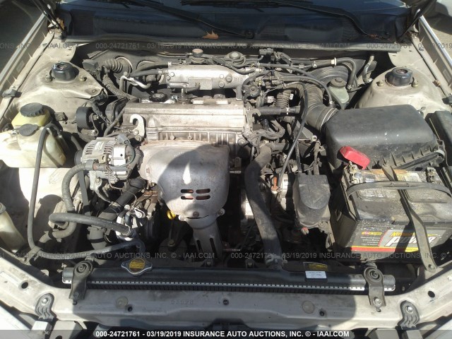4T1BG22K2YU973430 - 2000 TOYOTA CAMRY CE/LE/XLE 金色 照片 10