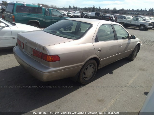 4T1BG22K2YU973430 - 2000 TOYOTA CAMRY CE/LE/XLE 金色 照片 4