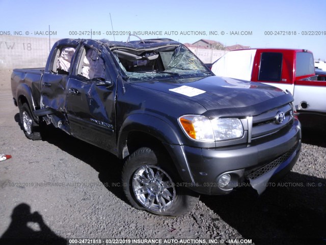5TBET38166S550359 - 2006 TOYOTA TUNDRA DOUBLE CAB LIMITED GRAY photo 1