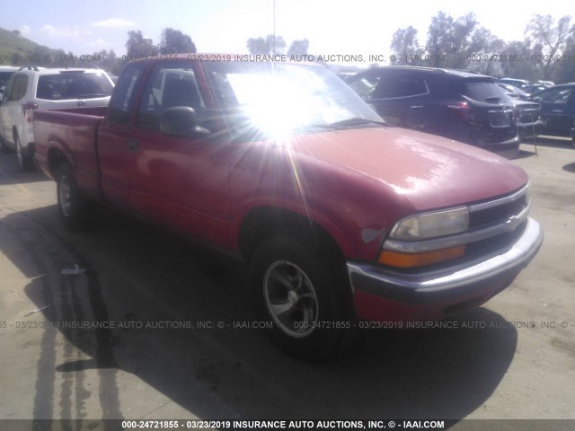 1GCCS19X2W8134032 - 1998 CHEVROLET S TRUCK S10 RED photo 1