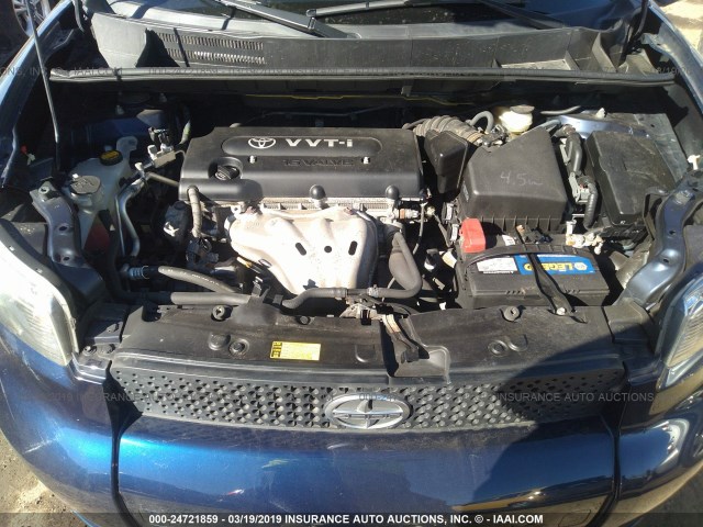 JTLKE50E281035815 - 2008 TOYOTA SCION XB 蓝色 照片 10