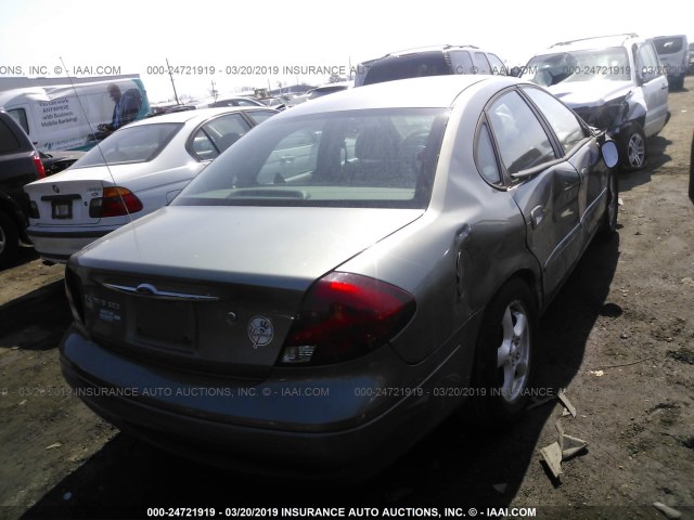 1FAFP55U62G121047 - 2002 FORD TAURUS SES GRAY photo 4