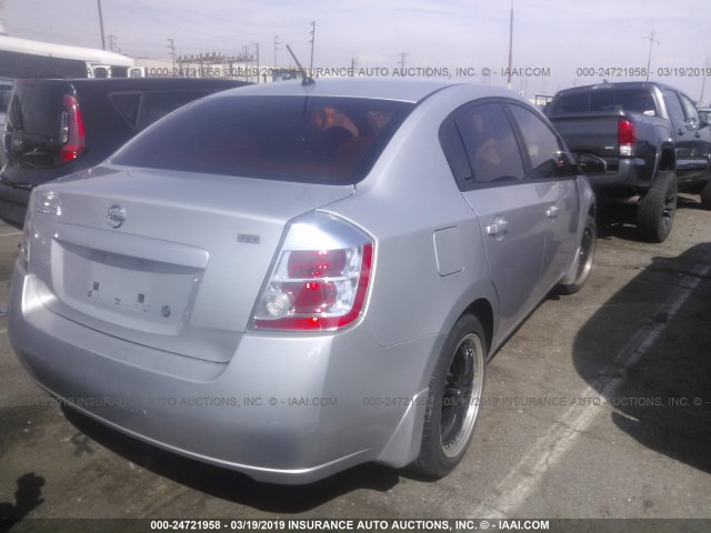 3N1AB61E69L646741 - 2009 NISSAN SENTRA 2.0/2.0S/2.0SL SILVER photo 4