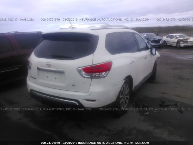 5N1AR2MN1GC632666 - 2016 NISSAN PATHFINDER S/SV/SL/PLATINUM WHITE photo 4