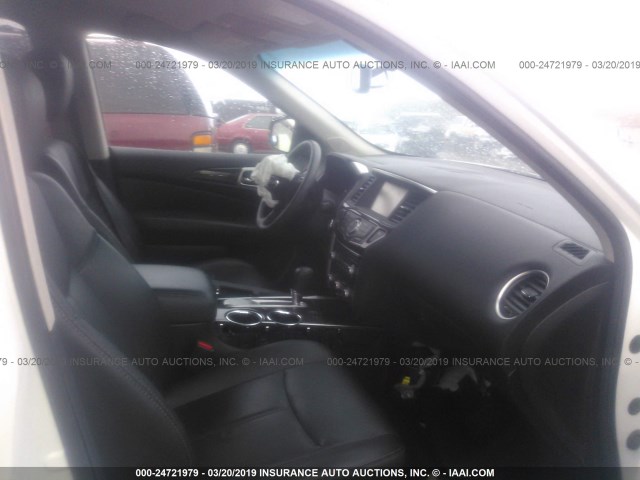 5N1AR2MN1GC632666 - 2016 NISSAN PATHFINDER S/SV/SL/PLATINUM WHITE photo 5