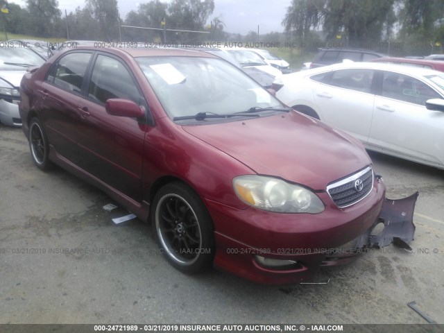 1NXBR30E36Z690514 - 2006 TOYOTA COROLLA CE/LE/S RED photo 1