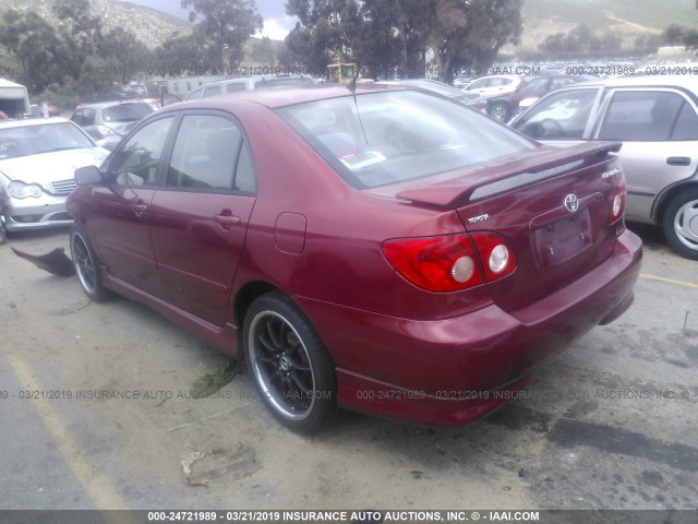 1NXBR30E36Z690514 - 2006 TOYOTA COROLLA CE/LE/S RED photo 3