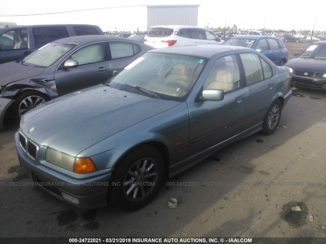 WBACC0320WEK26601 - 1998 BMW 318 I AUTOMATIC GREEN photo 2