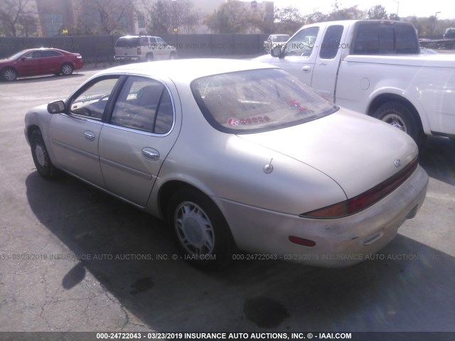 JNKAY21D3TM302663 - 1996 INFINITI J30 GOLD photo 3