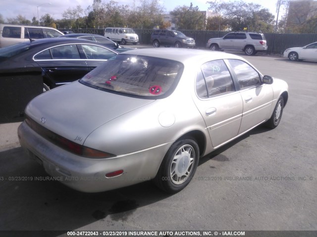 JNKAY21D3TM302663 - 1996 INFINITI J30 GOLD photo 4