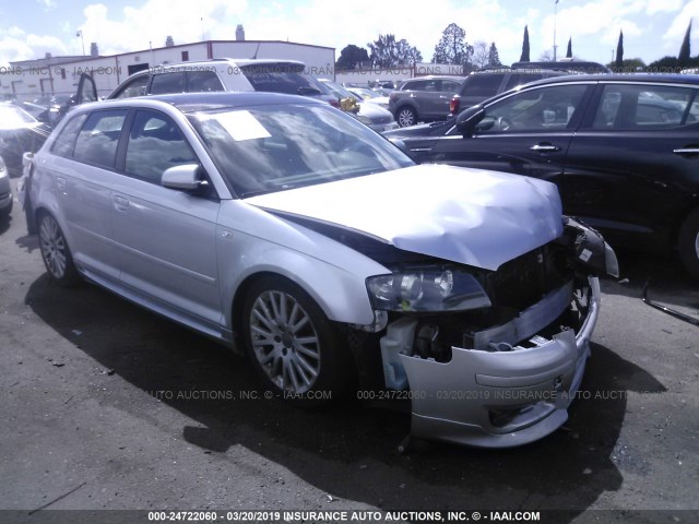 WAUMF78P76A001799 - 2006 AUDI A3 2.0 SPORT SILVER photo 1