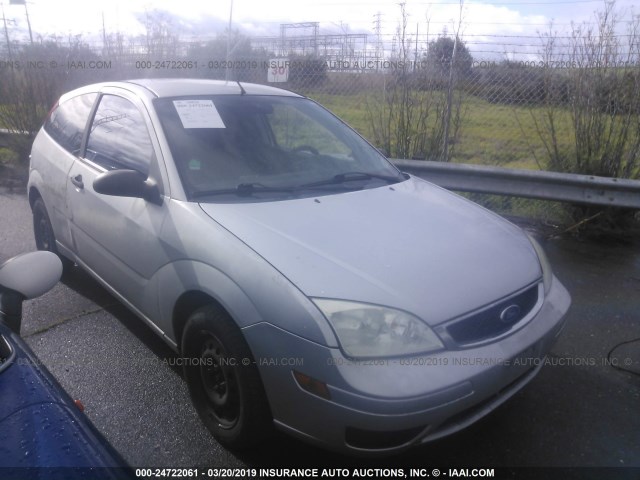 1FAFP31N27W278722 - 2007 FORD FOCUS ZX3/S/SE/SES SILVER photo 1