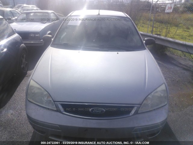 1FAFP31N27W278722 - 2007 FORD FOCUS ZX3/S/SE/SES SILVER photo 6