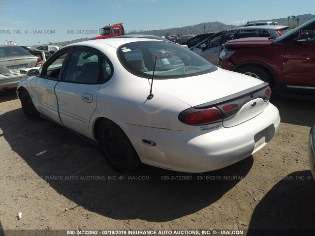 1FAFP53S6XA220821 - 1999 FORD TAURUS SE/COMFORT/SPORT WHITE photo 3