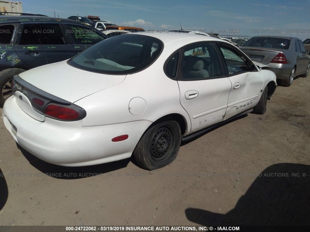 1FAFP53S6XA220821 - 1999 FORD TAURUS SE/COMFORT/SPORT WHITE photo 4