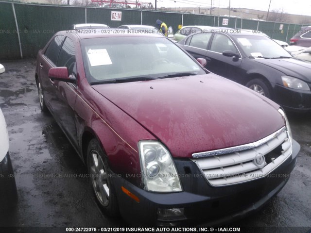1G6DC67A760152542 - 2006 CADILLAC STS RED photo 1