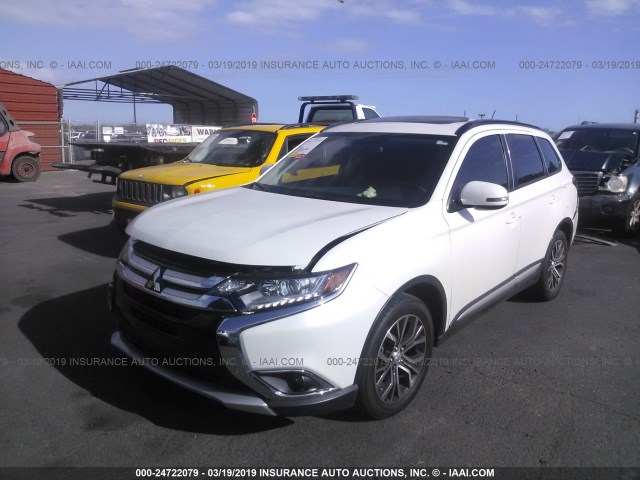 JA4AD3A34GZ062116 - 2016 MITSUBISHI OUTLANDER SE/SEL WHITE photo 2