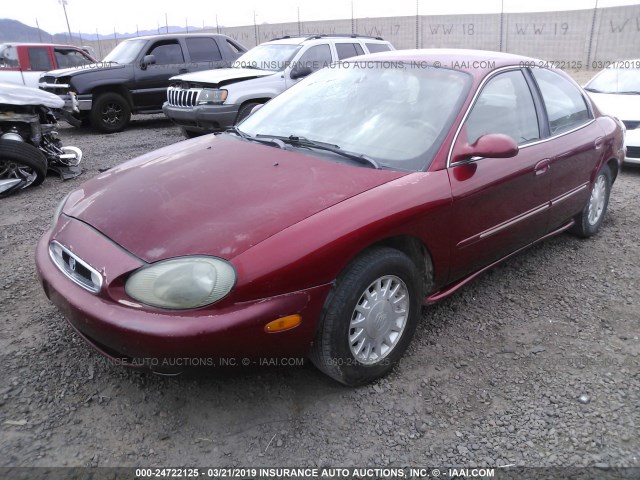 1MEFM53U2XA618143 - 1999 MERCURY SABLE LS RED photo 2