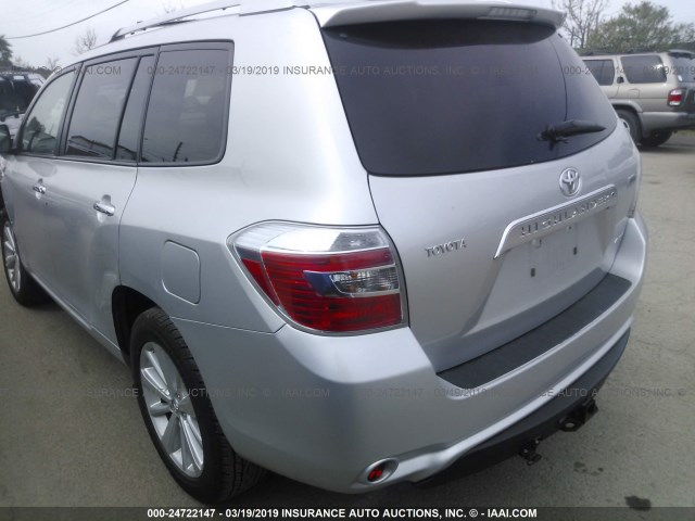 JTEEW44A182012183 - 2008 TOYOTA HIGHLANDER HYBRID LIMITED WHITE photo 3