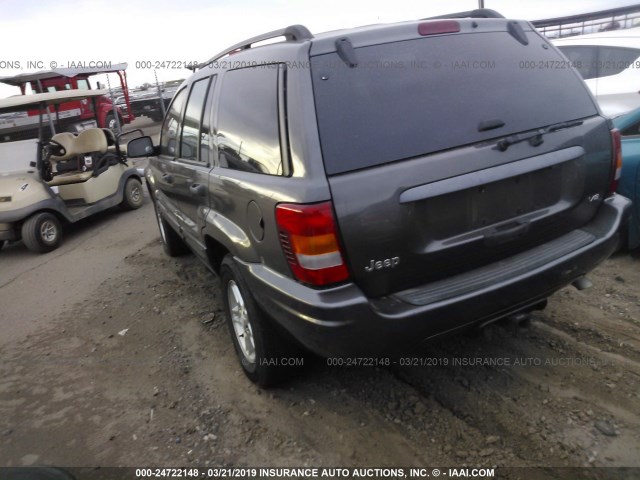 1J4GX48N94C335032 - 2004 JEEP GRAND CHEROKEE LAREDO/COLUMBIA/FREEDOM GRAY photo 3