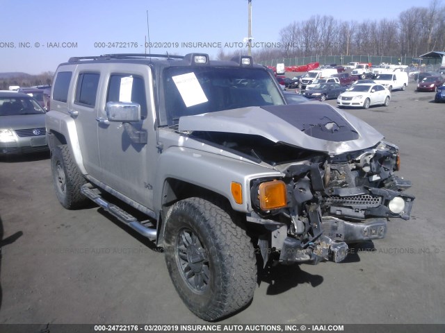 5GTDN136468228336 - 2006 HUMMER H3 GRAY photo 1