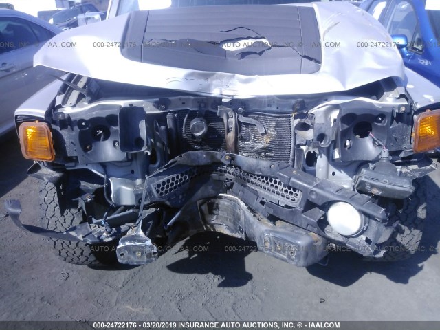 5GTDN136468228336 - 2006 HUMMER H3 GRAY photo 6