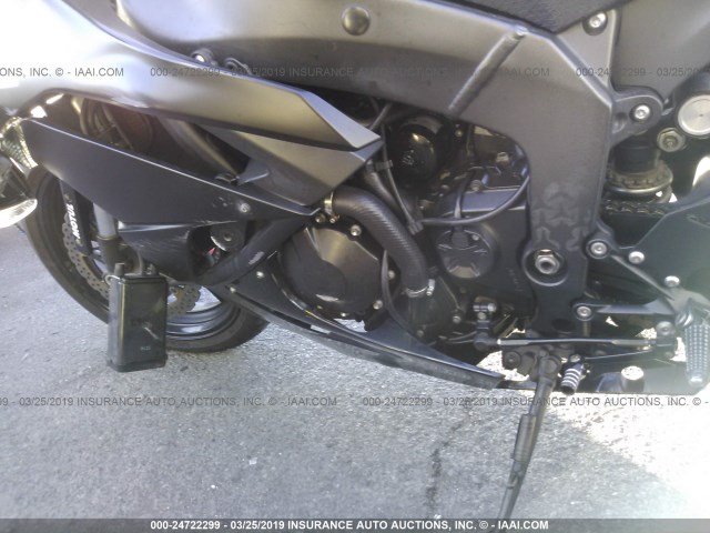 JKAZX4R18CA037635 - 2012 KAWASAKI ZX600 R BLACK photo 9