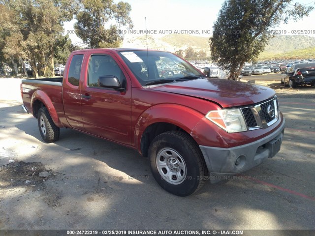 1N6BD06T96C431620 - 2006 NISSAN FRONTIER KING CAB XE RED photo 1