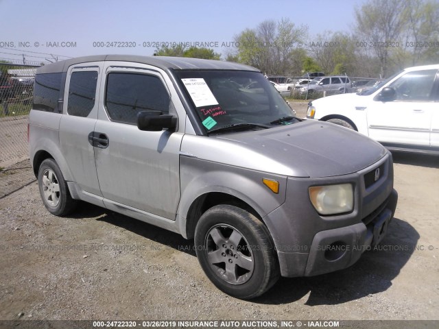 5J6YH28523L001364 - 2003 HONDA ELEMENT EX GRAY photo 1