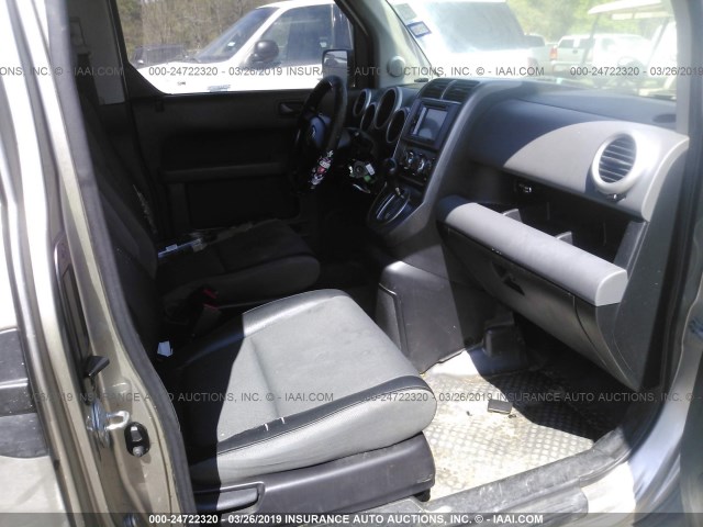 5J6YH28523L001364 - 2003 HONDA ELEMENT EX GRAY photo 5