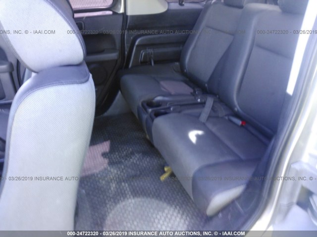 5J6YH28523L001364 - 2003 HONDA ELEMENT EX GRAY photo 8