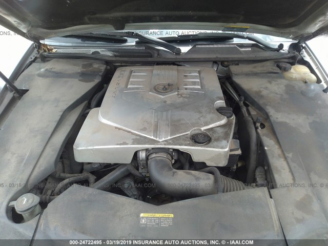 1G6DW677660109760 - 2006 CADILLAC STS SILVER photo 10
