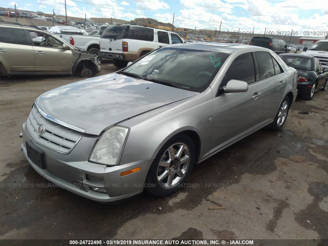 1G6DW677660109760 - 2006 CADILLAC STS SILVER photo 2