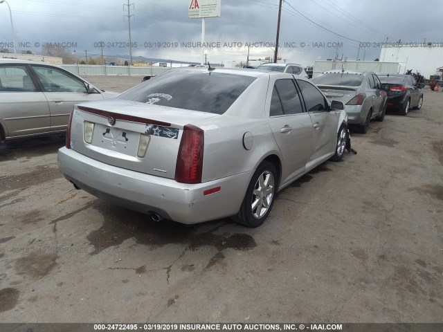 1G6DW677660109760 - 2006 CADILLAC STS SILVER photo 4