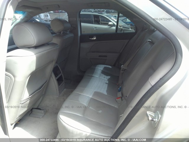 1G6DW677660109760 - 2006 CADILLAC STS SILVER photo 8