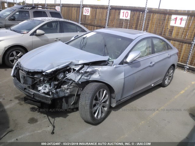 5NPEC4AB0BH223360 - 2011 HYUNDAI SONATA SE/LIMITED SILVER photo 2