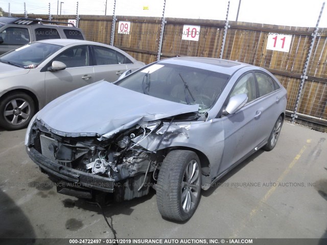 5NPEC4AB0BH223360 - 2011 HYUNDAI SONATA SE/LIMITED SILVER photo 6