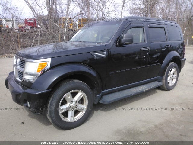 1D8GU58K37W735134 - 2007 DODGE NITRO SLT BLACK photo 2