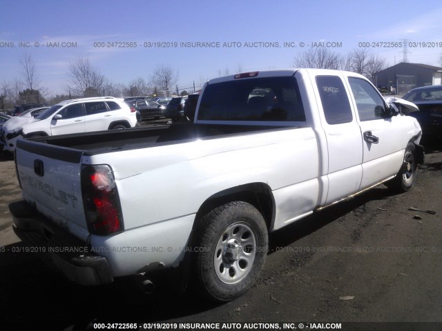 1GCEC19Z67Z147028 - 2007 CHEVROLET SILVERADO C1500 CLASSIC WHITE photo 4