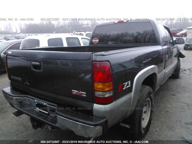 2GTEK19T331232278 - 2003 GMC NEW SIERRA K1500 BLACK photo 4