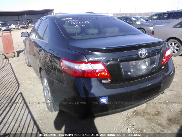 4T1BE46K29U371706 - 2009 TOYOTA CAMRY SE/LE/XLE 黑色 照片 3