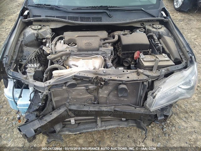 4T1BF1FK1HU306730 - 2017 TOYOTA CAMRY LE/XLE/SE/XSE BLACK photo 10