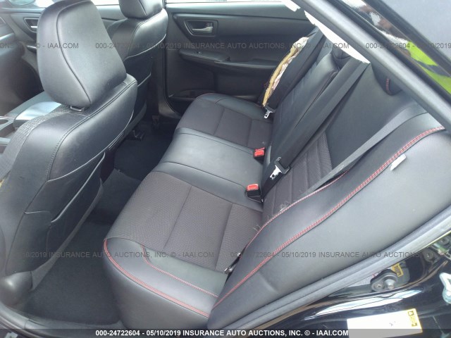 4T1BF1FK1HU306730 - 2017 TOYOTA CAMRY LE/XLE/SE/XSE BLACK photo 8