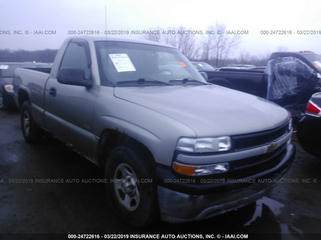 1GCEC14WX2Z239846 - 2002 CHEVROLET SILVERADO C1500 TAN photo 1