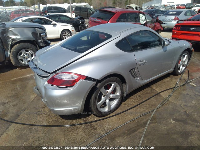 WP0AB29846U784736 - 2006 PORSCHE CAYMAN S SILVER photo 4