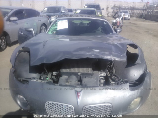 1G2MB35B27Y104996 - 2007 PONTIAC SOLSTICE GRAY photo 6