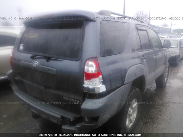 JTEBT14R330012500 - 2003 TOYOTA 4RUNNER SR5/SPORT GRAY photo 4