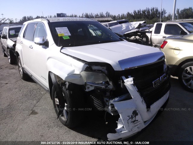 2GKALMEK3C6365902 - 2012 GMC TERRAIN SLE WHITE photo 1