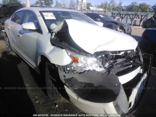 1G4GE5ED5BF386192 - 2011 BUICK LACROSSE CXS WHITE photo 1