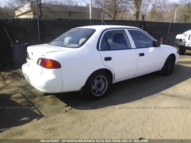 2T1BR12E6YC354393 - 2000 TOYOTA COROLLA VE/CE/LE WHITE photo 4